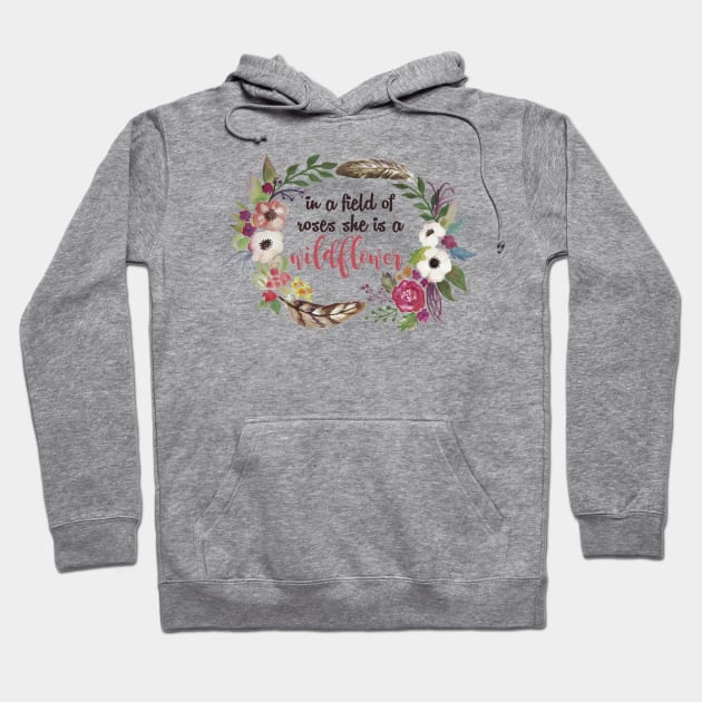 She is a Wildflower Hoodie by erinmizedesigns